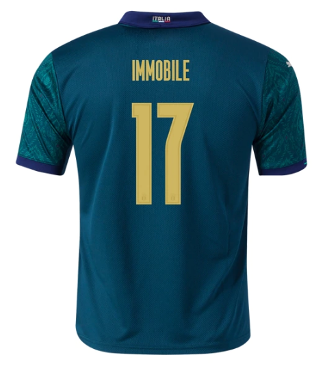 2020 EURO Italy Football Kit Third Soccer Jersey Ciro Immobile 17